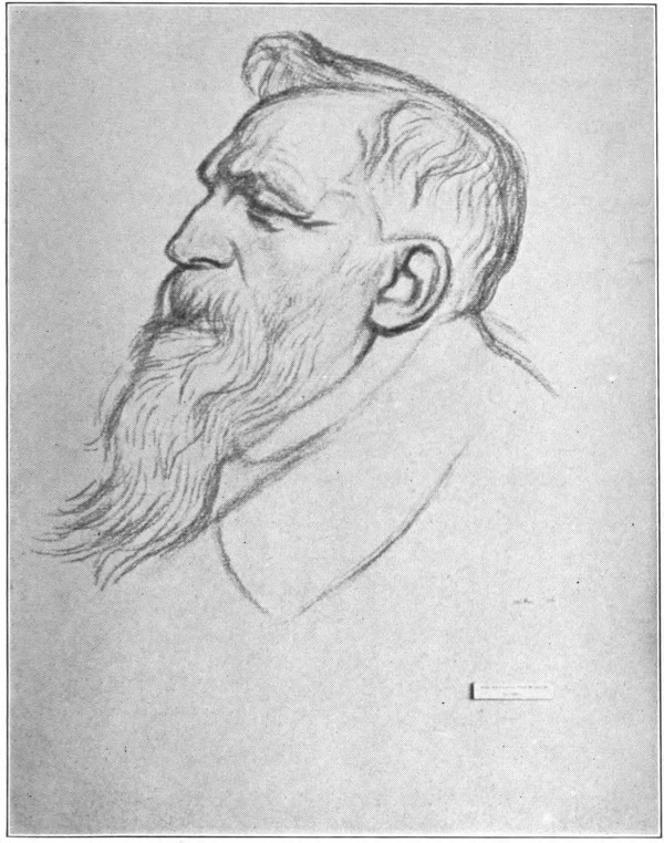 Auguste Rodin by William Rothenstein